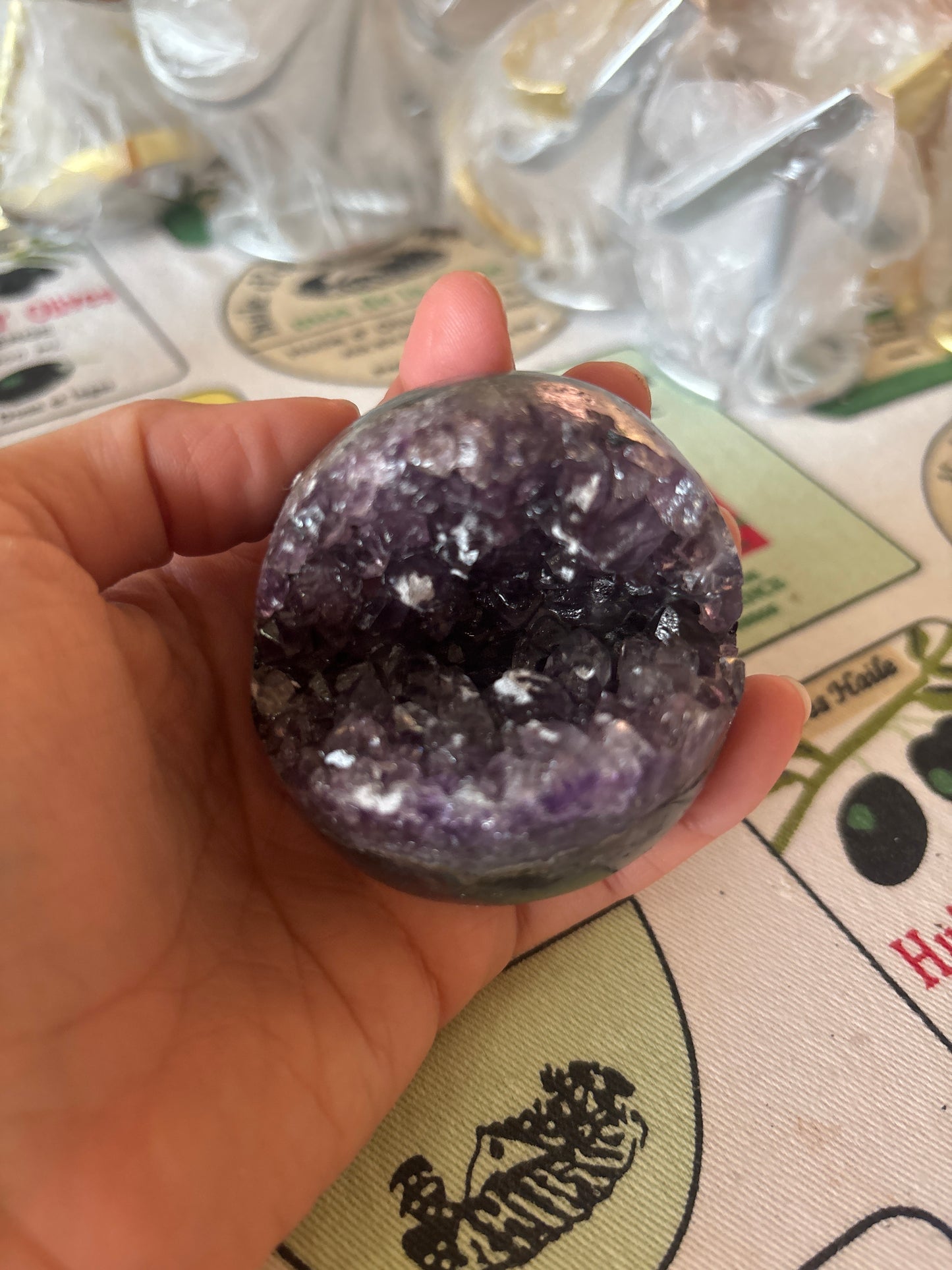 Amethyst Open Sphere
