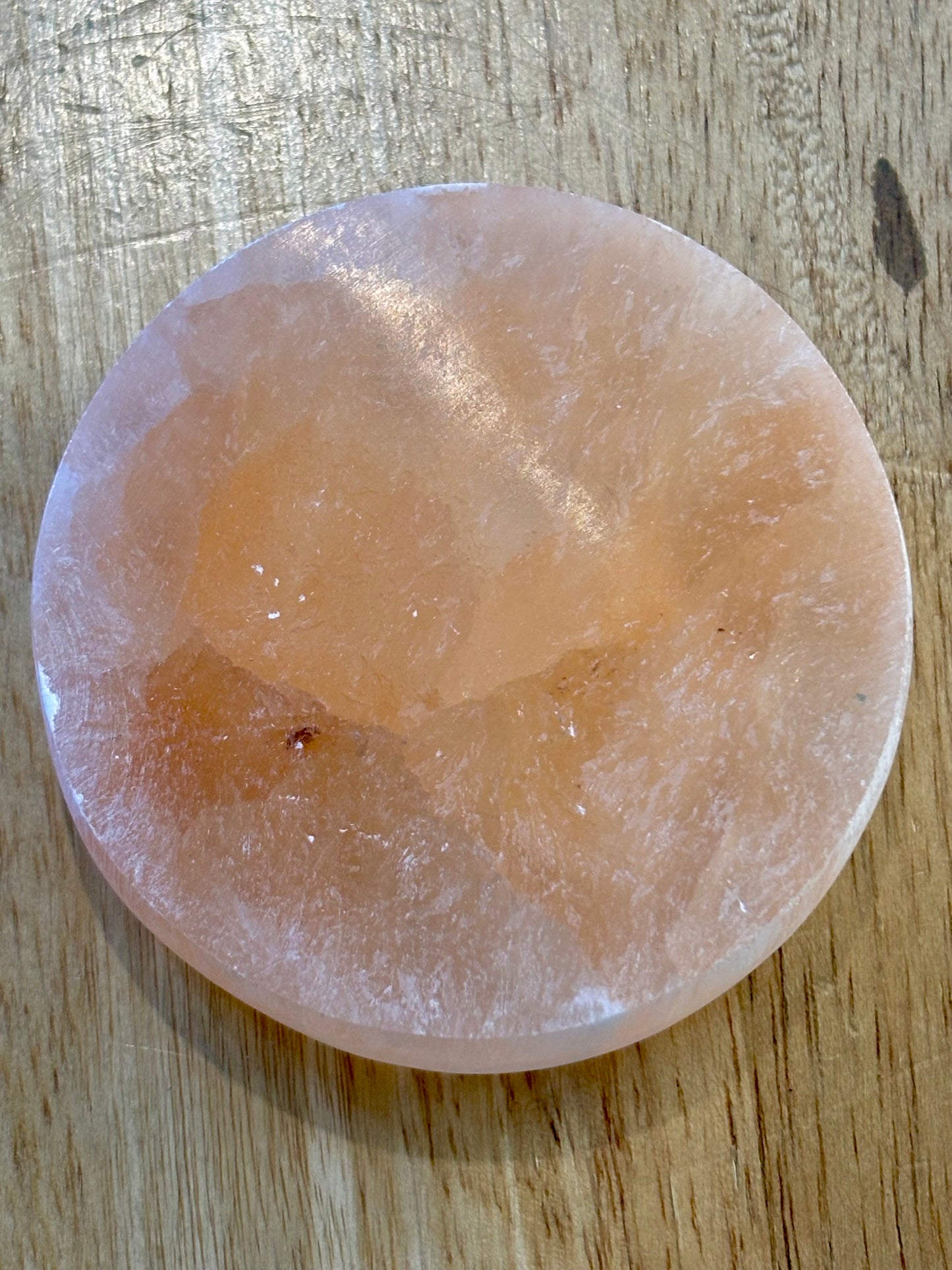 Orange Selenite Charging Plate