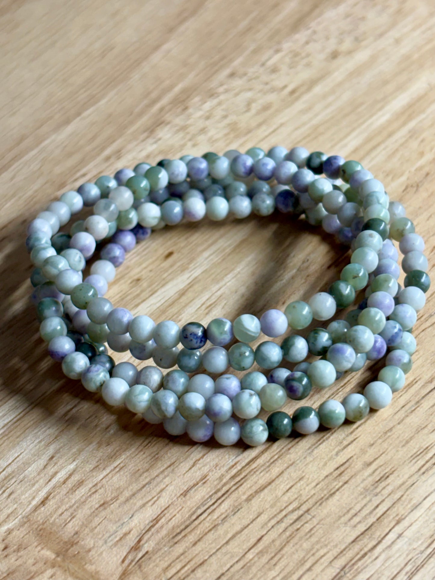 4mm Peace Jade Bracelet