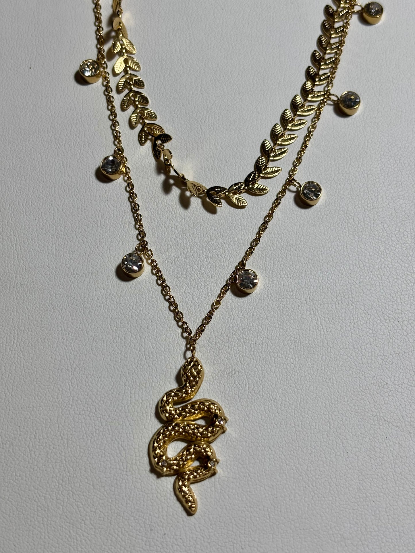 SS Multilayer Snake Necklace