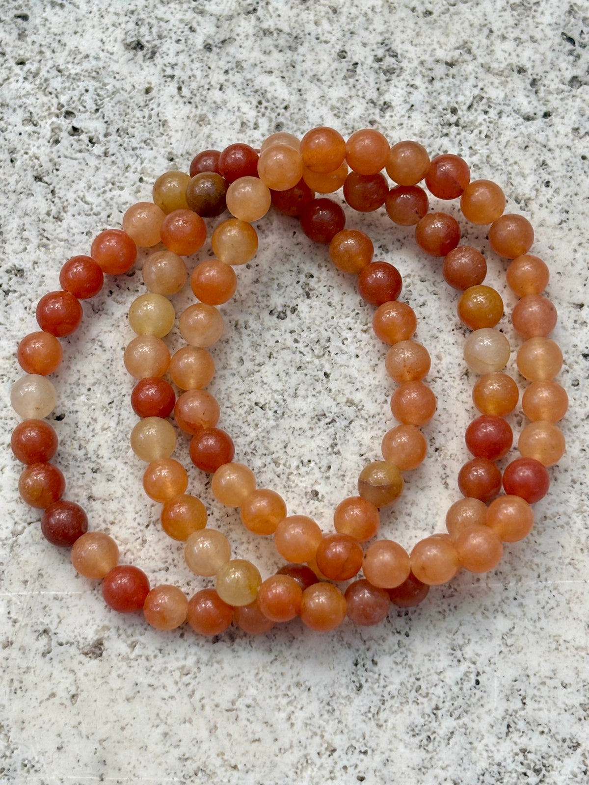 6mm Orange Aventurine Bracelet