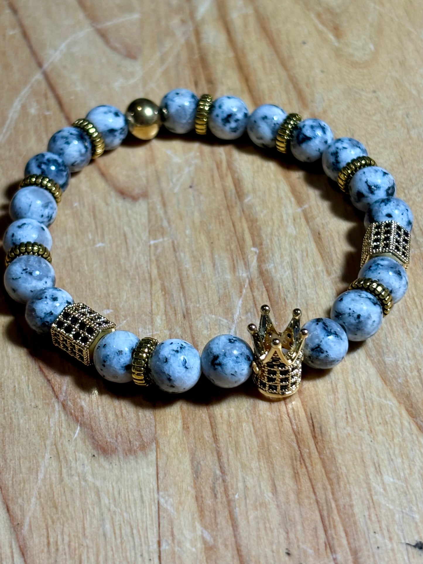 Mens Sesame Jasper w Crown