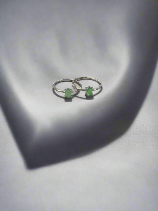 Green Opal S925 Ring