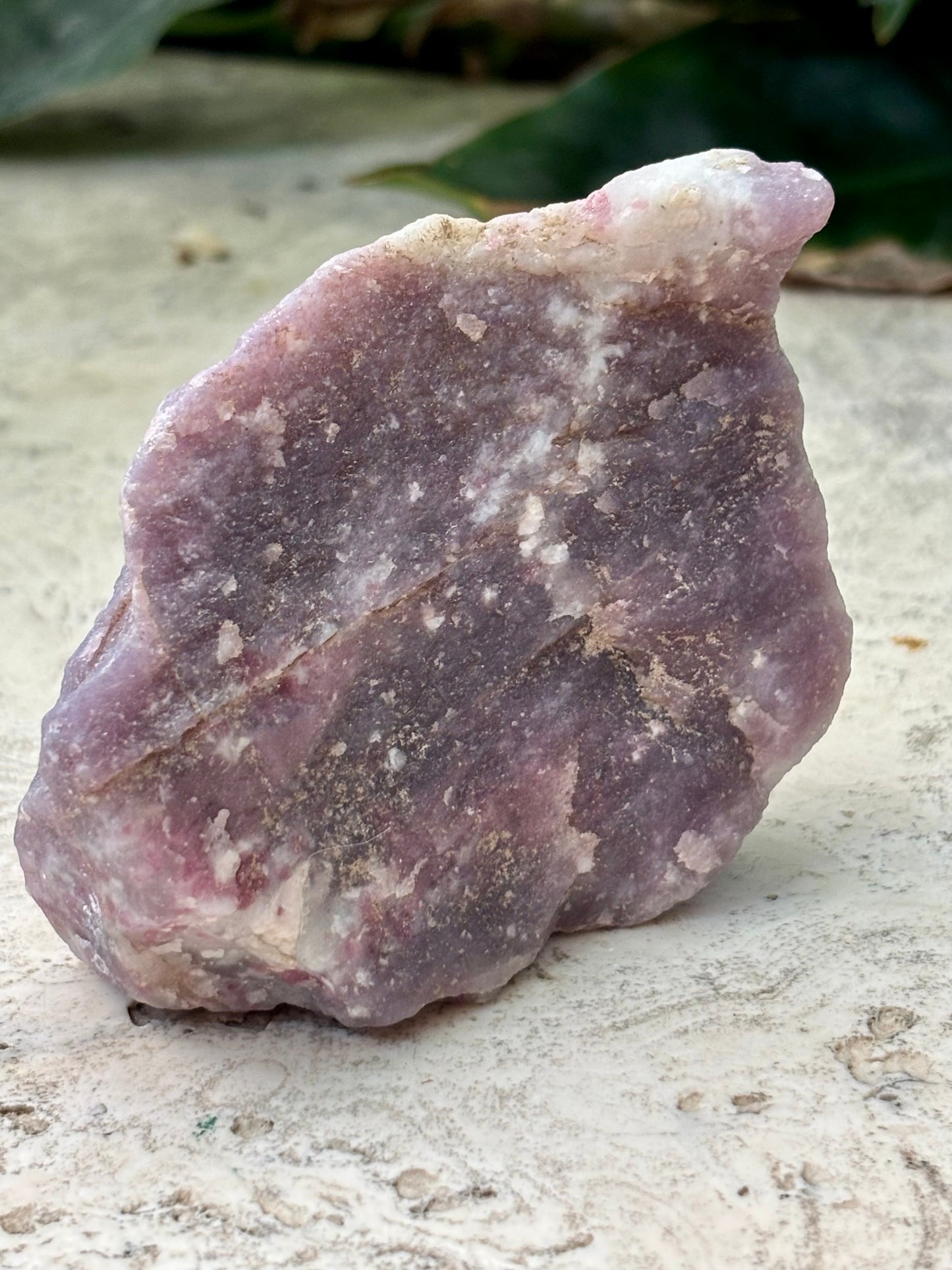 Raw Lepidolite and Pink Tourmaline Specimen