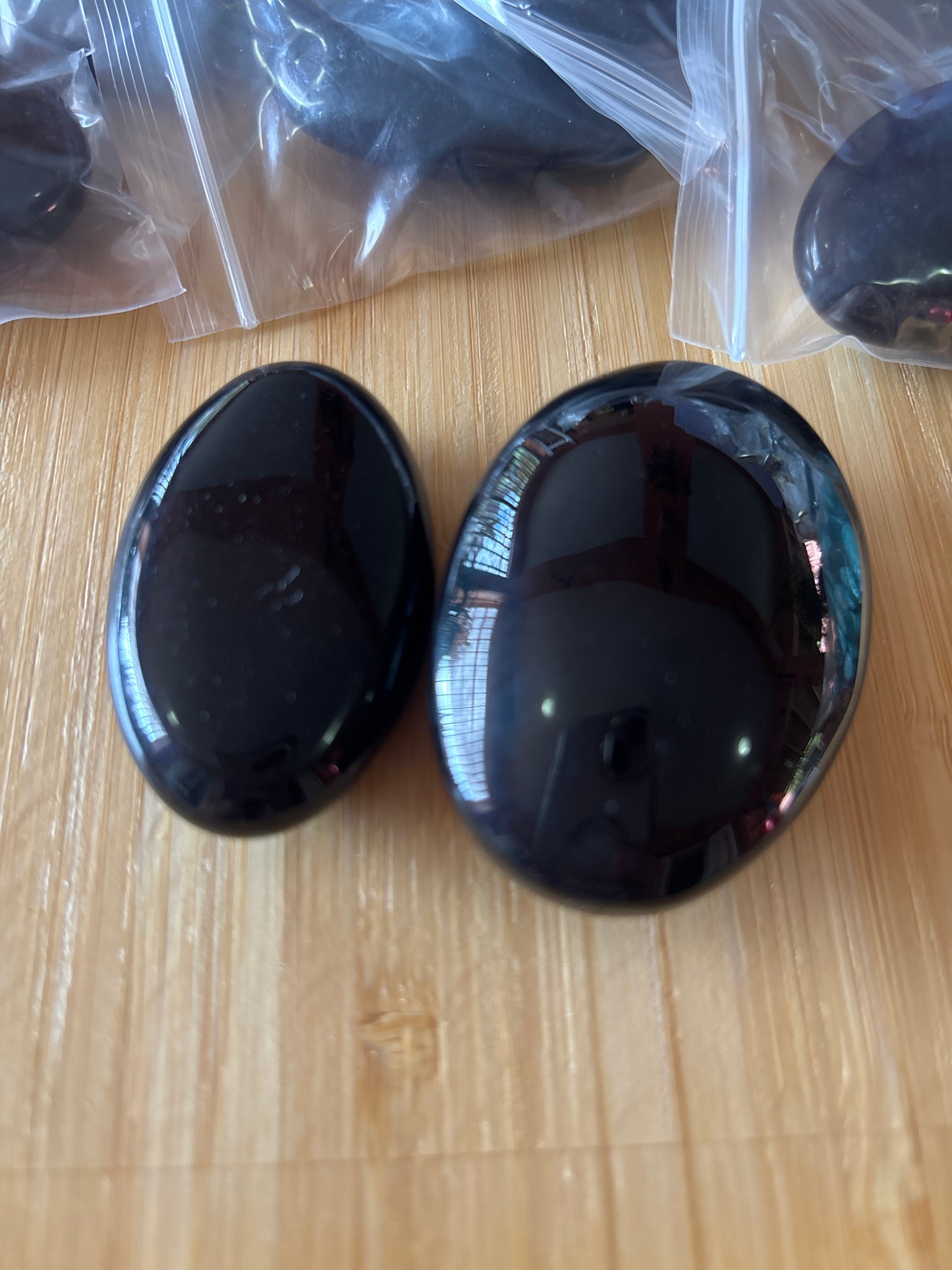 Black Obsidian Palmstone