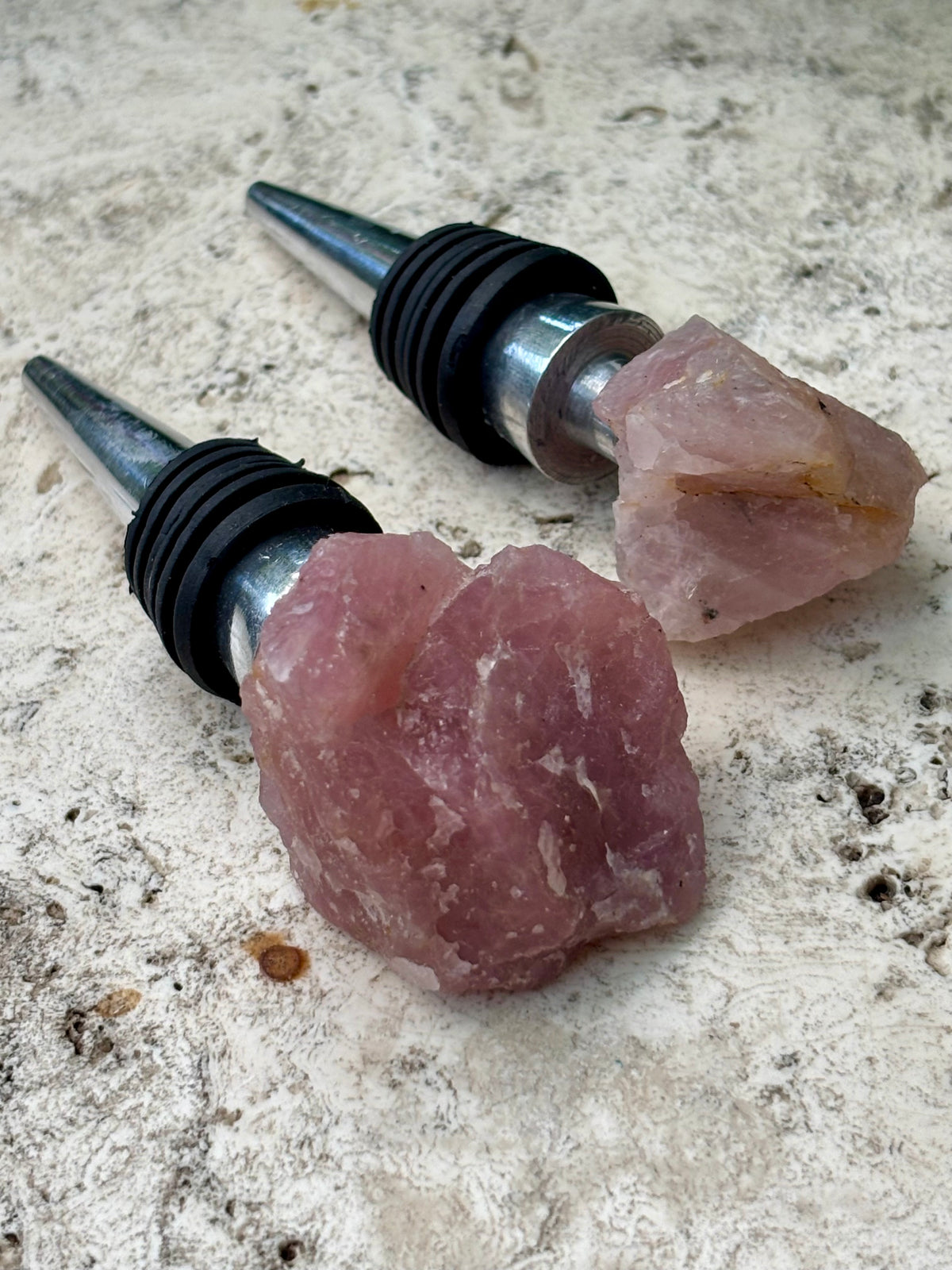 Rose Quartz Wine Stopper