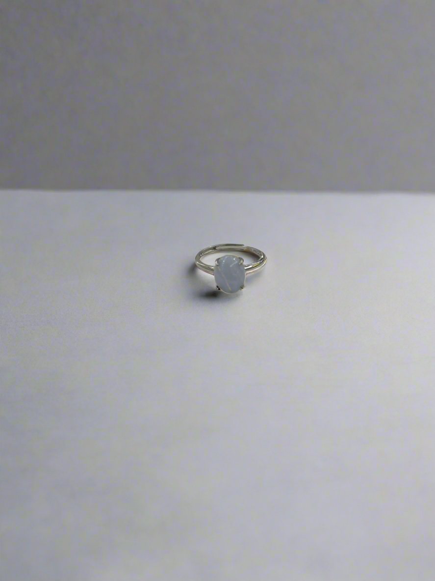 Blue Lace Agate S925 Ring