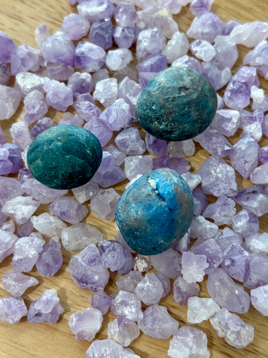 Blue Apatite Tumble