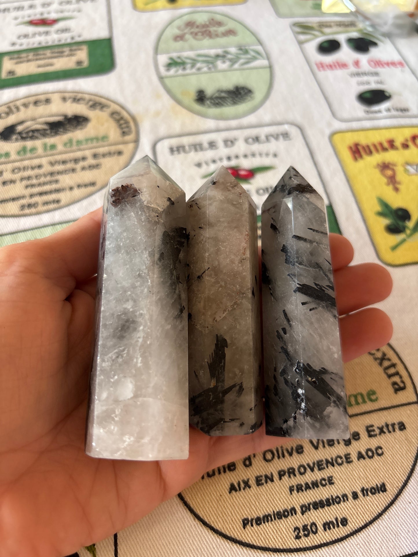 Black Rutile Quartz Point