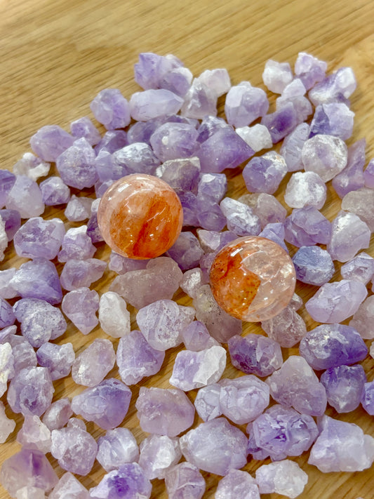 Red Fire Quartz Tiny Sphere