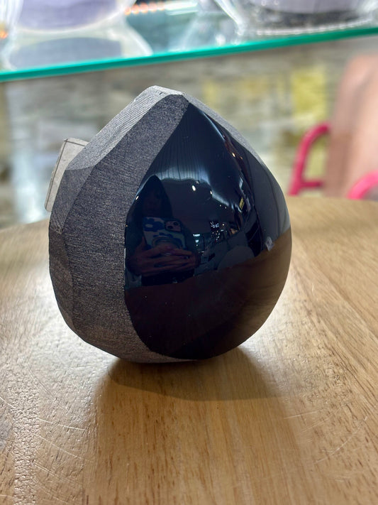 Black Obsidian Teardrop