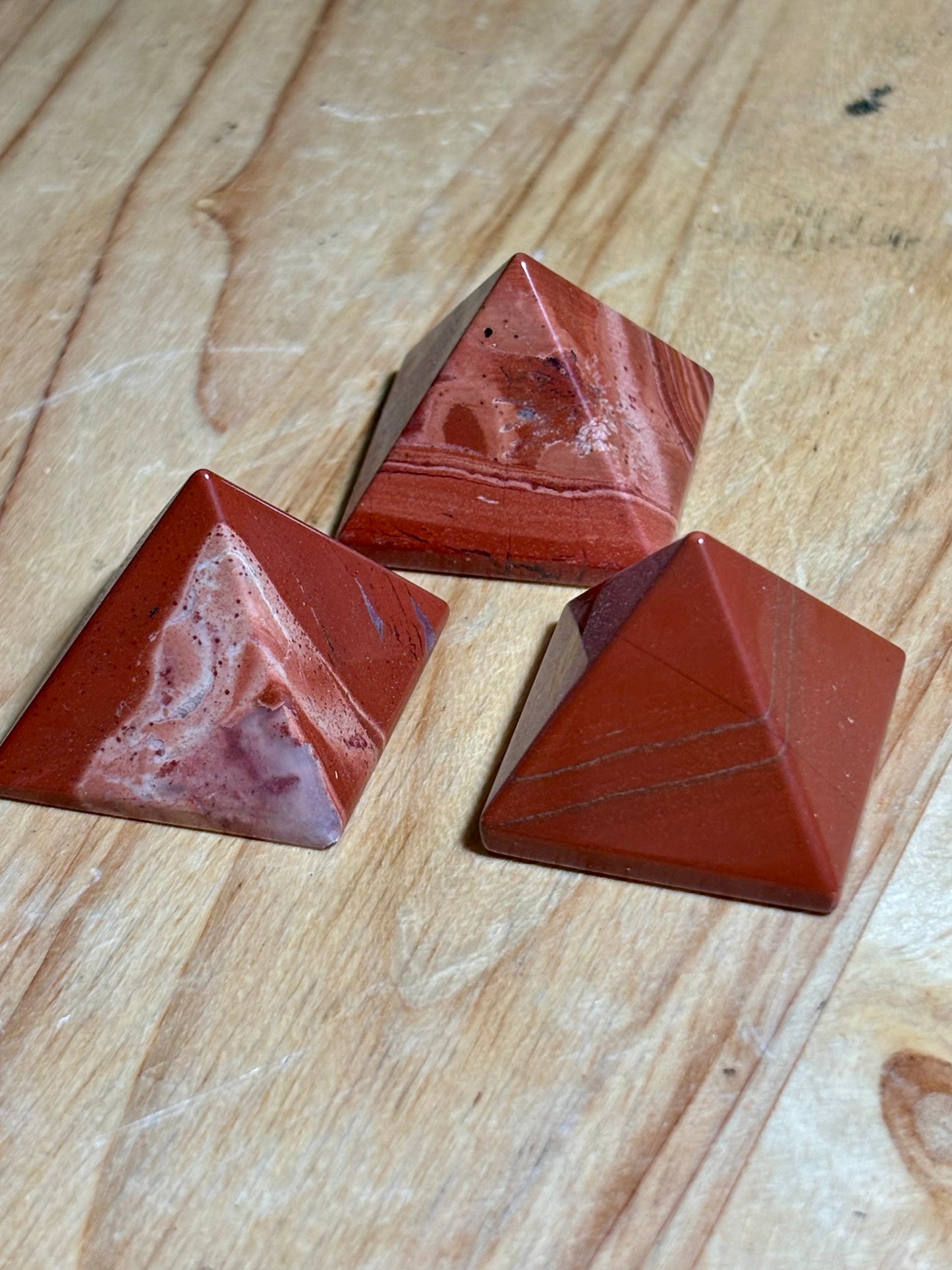 Red Jasper Pyramid