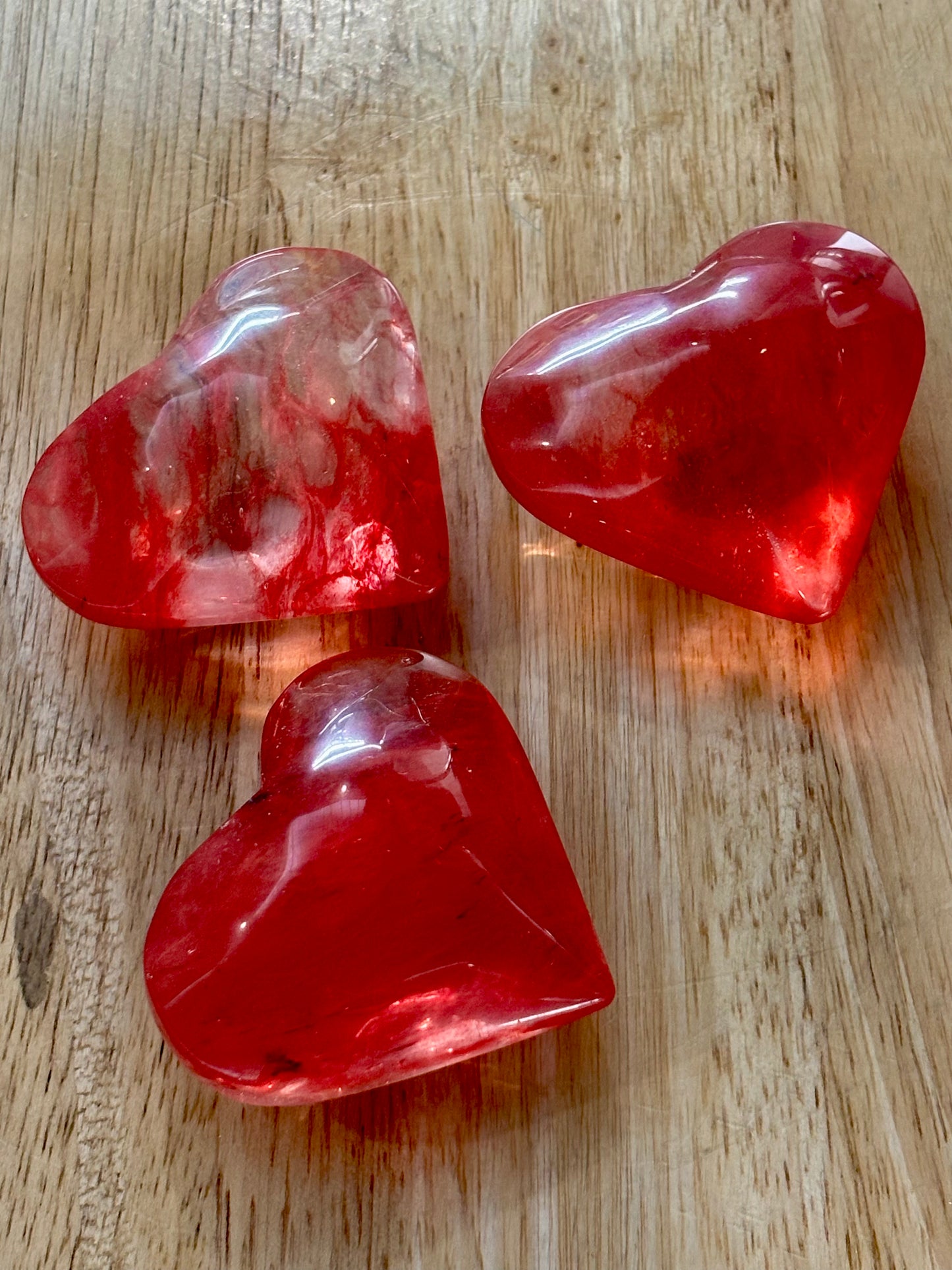 Red Smeltz Quartz Heart Carving