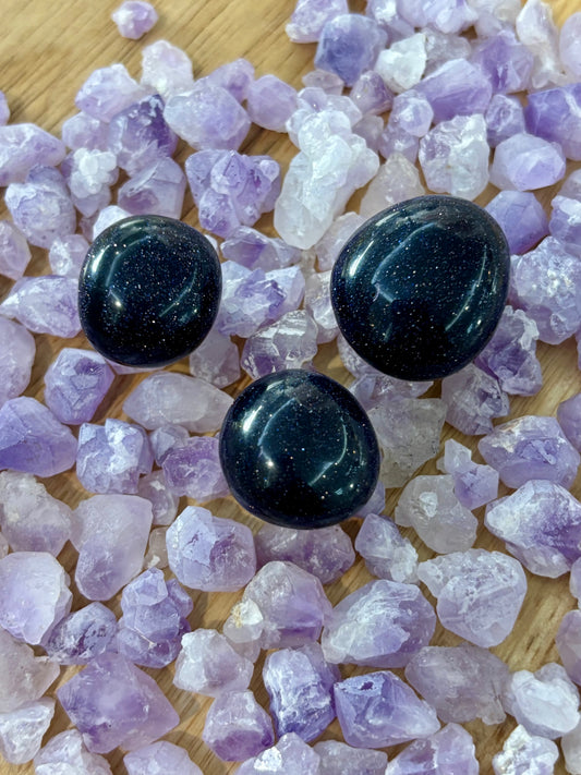 Blue Goldstone Tumble