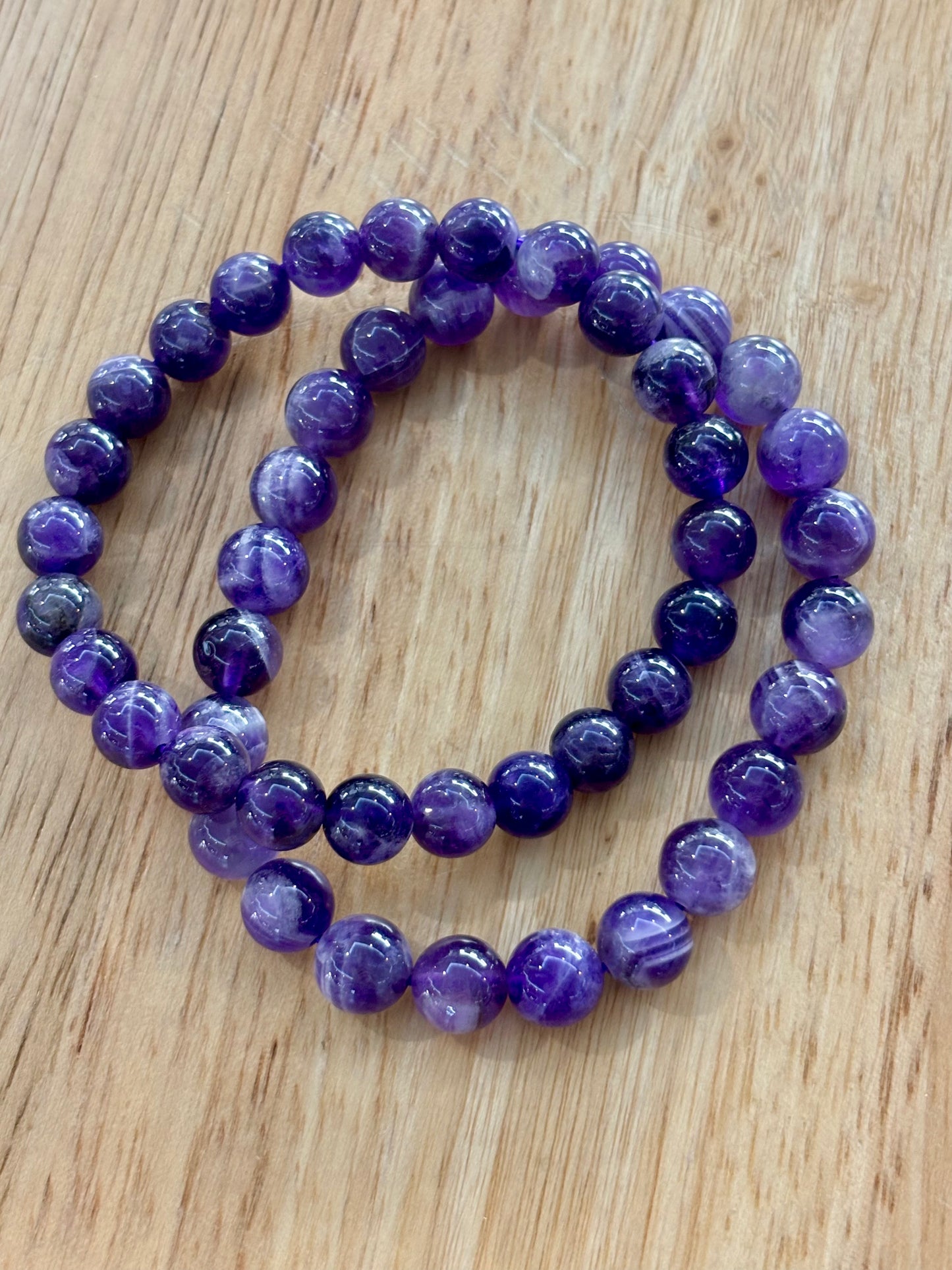Amethyst 8mm Bracelet