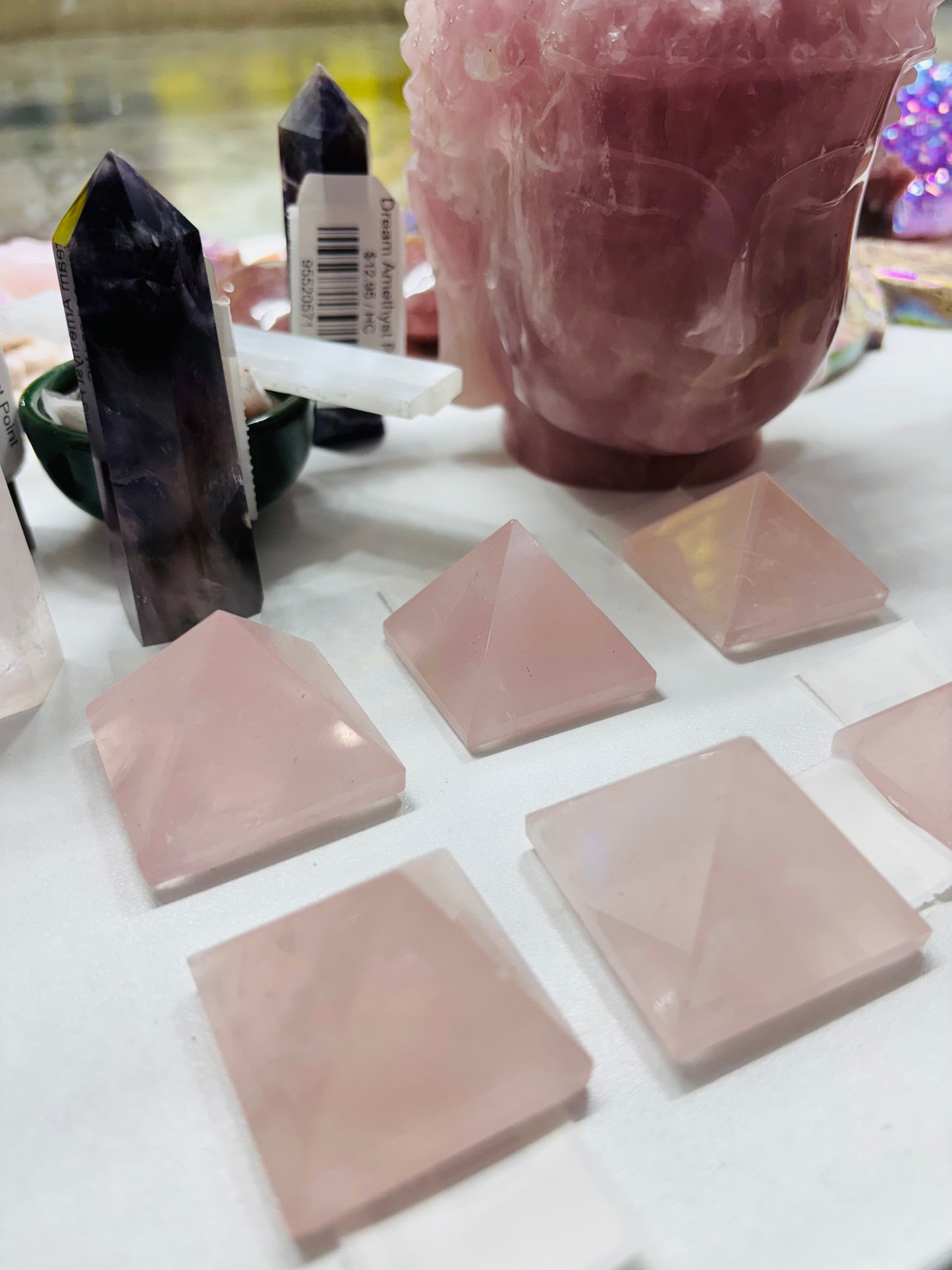 Rose Quartz Pyramid