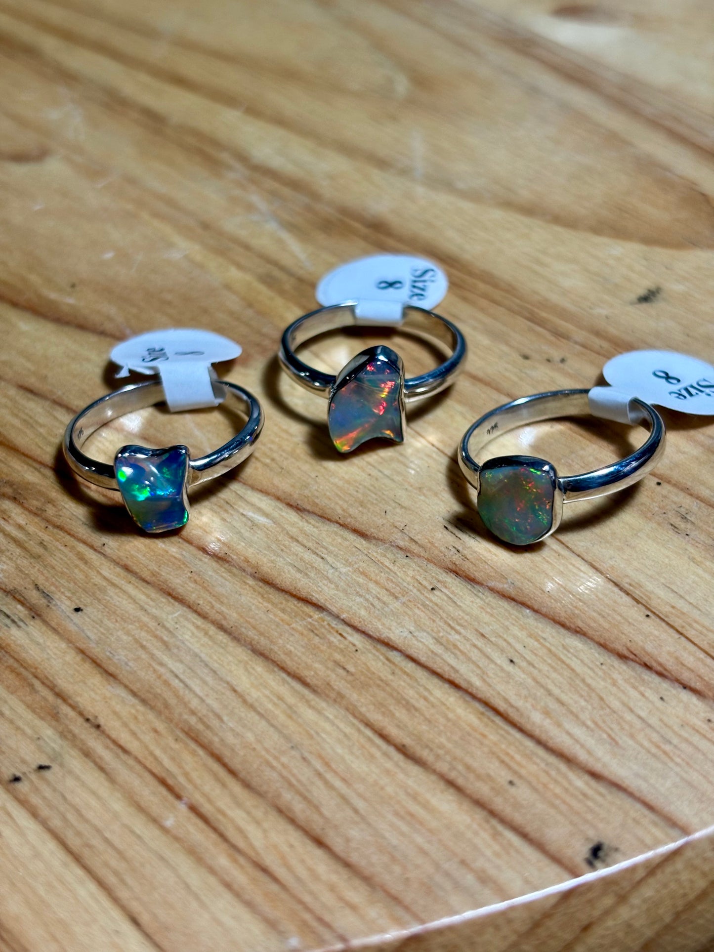 S925 Ethiopian Opal Ring