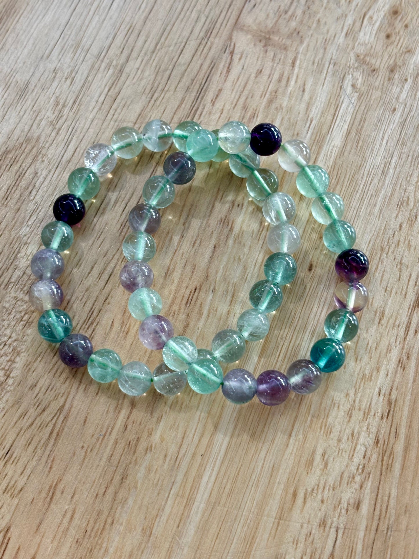 Fluorite 8mm Bracelet