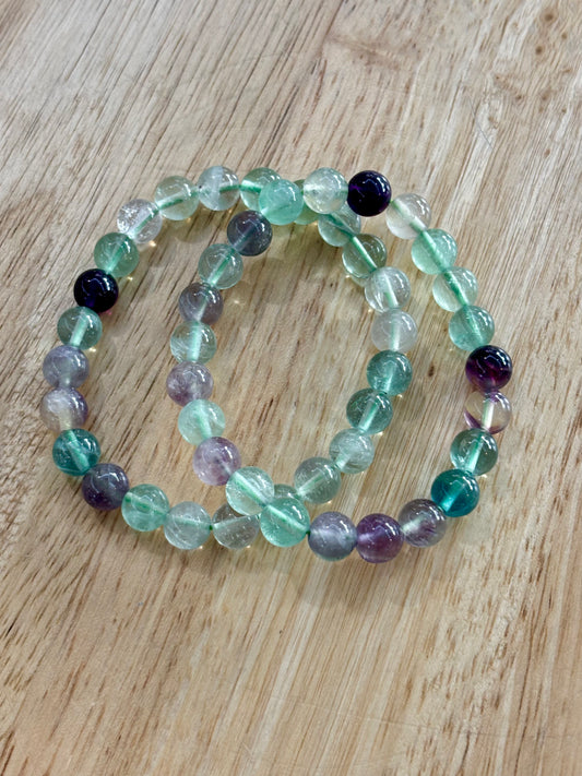 Fluorite 8mm Bracelet