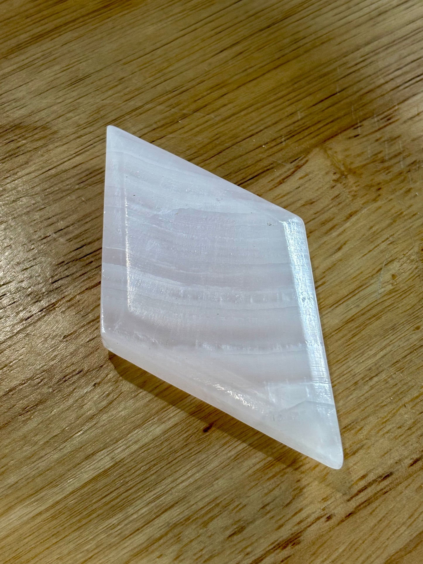 Pink Mangano Calcite Diamond