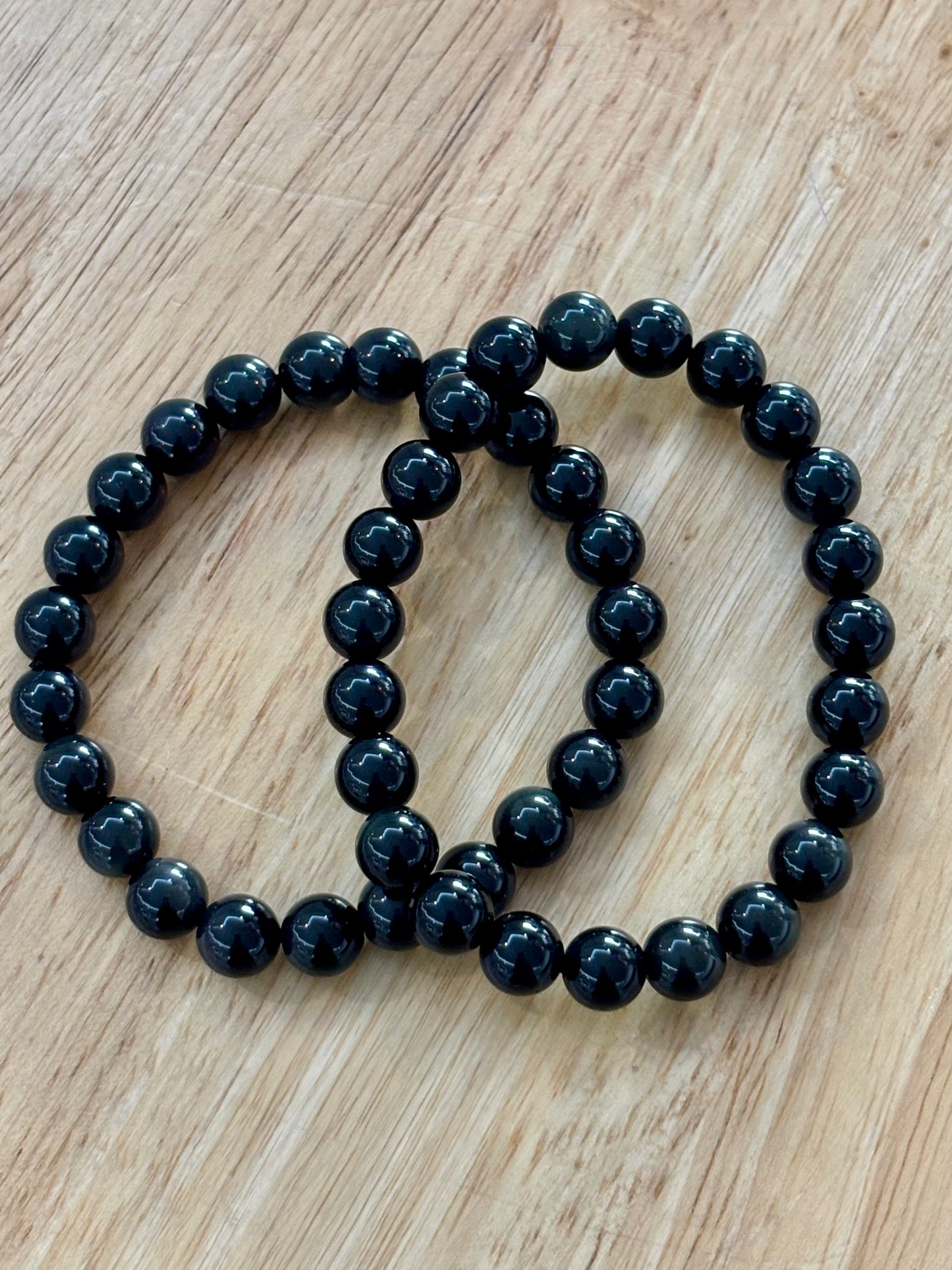 Black Obsidian 8mm Bracelet