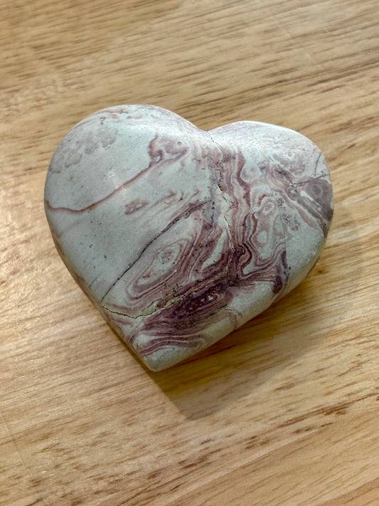 Pink Picture Jasper Heart