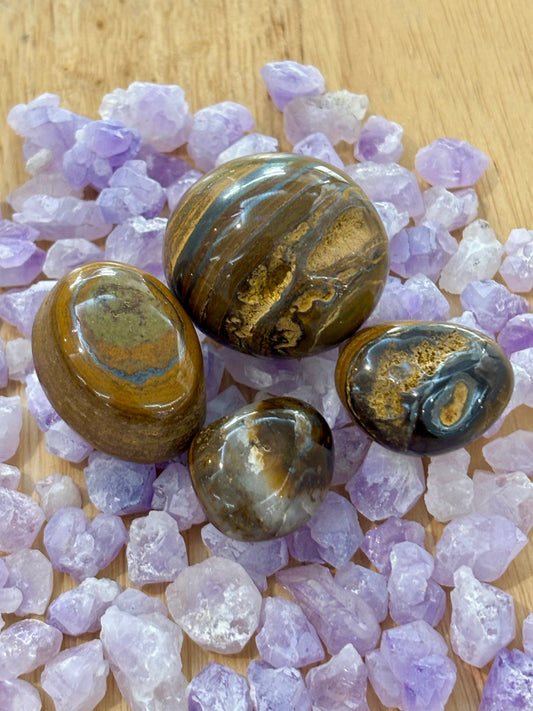 Iron Tiger Eye Tumble