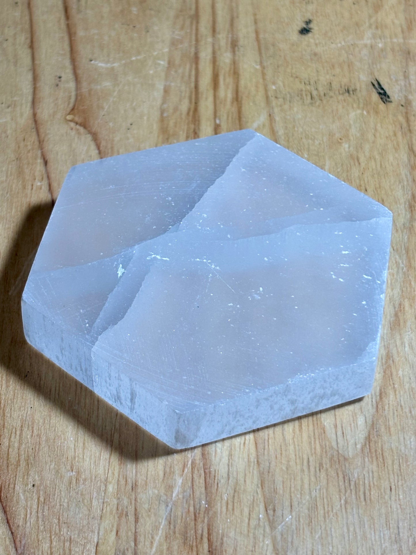 Selenite - Hexagon 3.25in.
