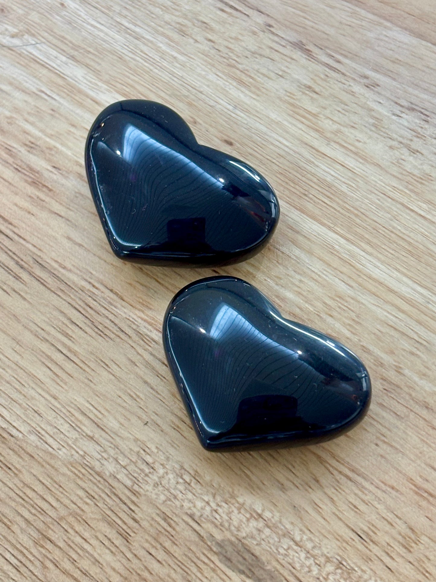 Rainbow Obsidian Heart
