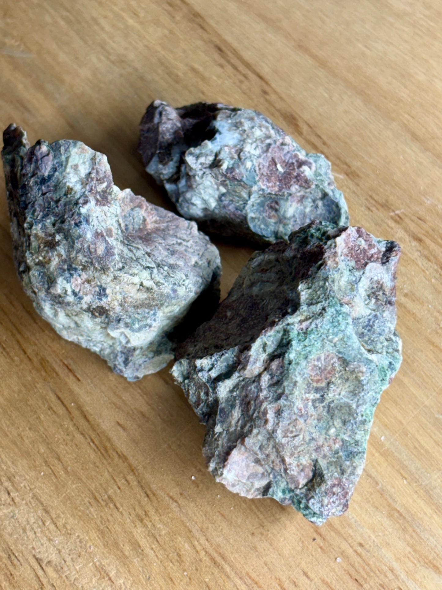 Raw Green Flower Agate