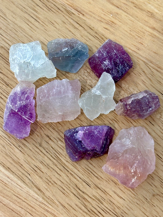 Raw Purple Fluorite