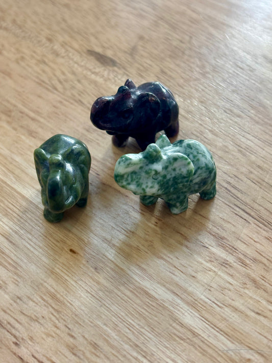 Tiny Elephant Carving
