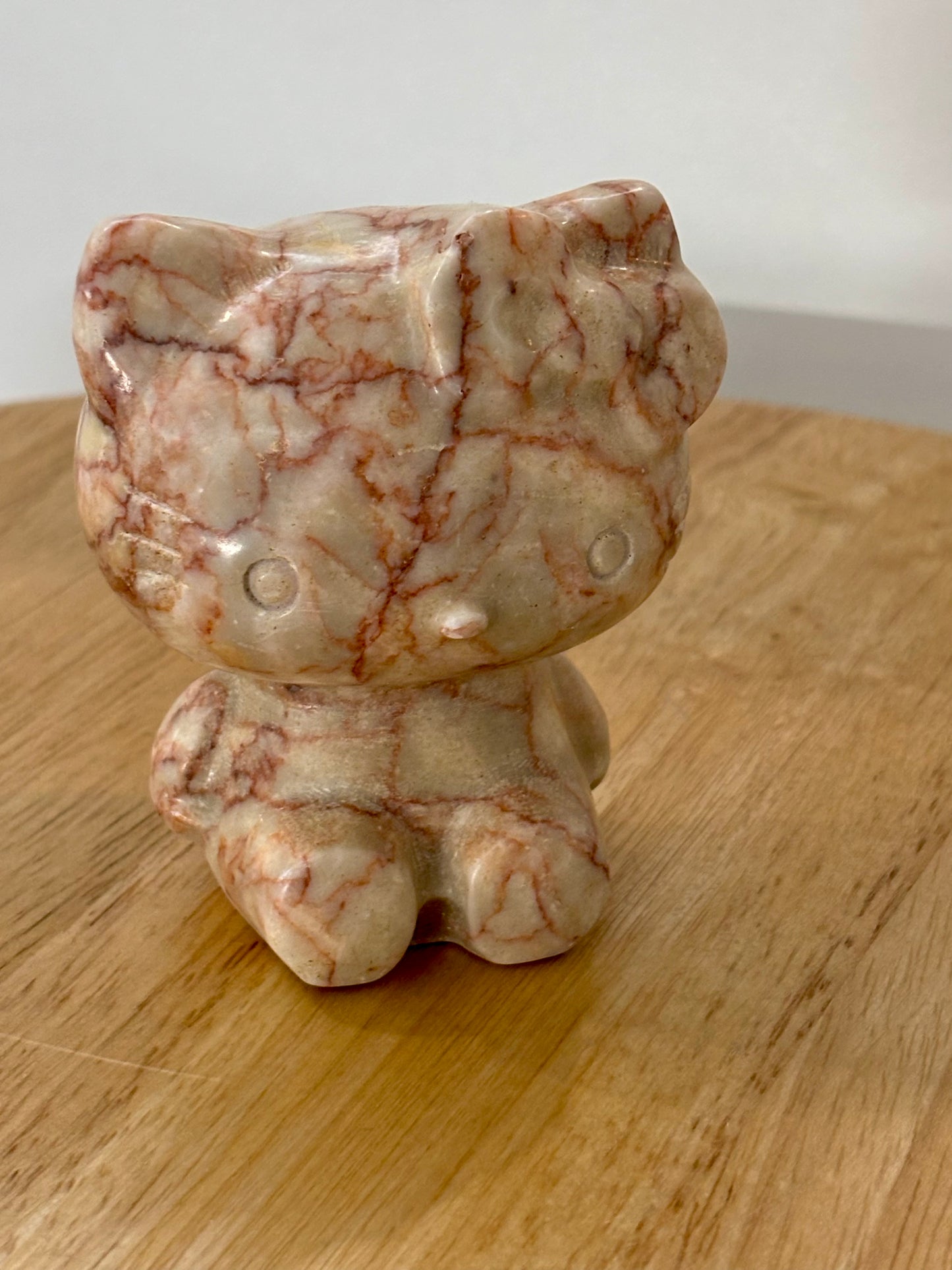 Red Vein Jasper Hello Kitty
