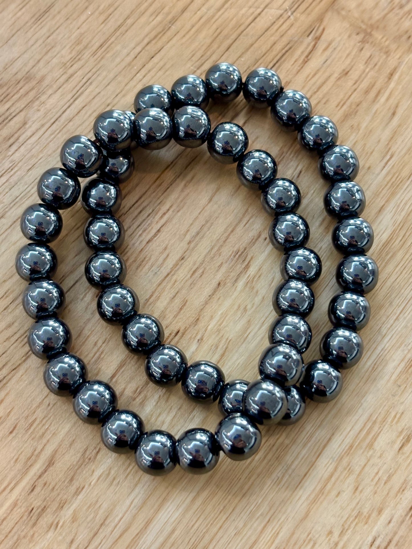 Hematite 8mm Bracelet