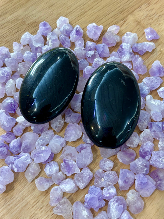 Black Obsidian Palmstone