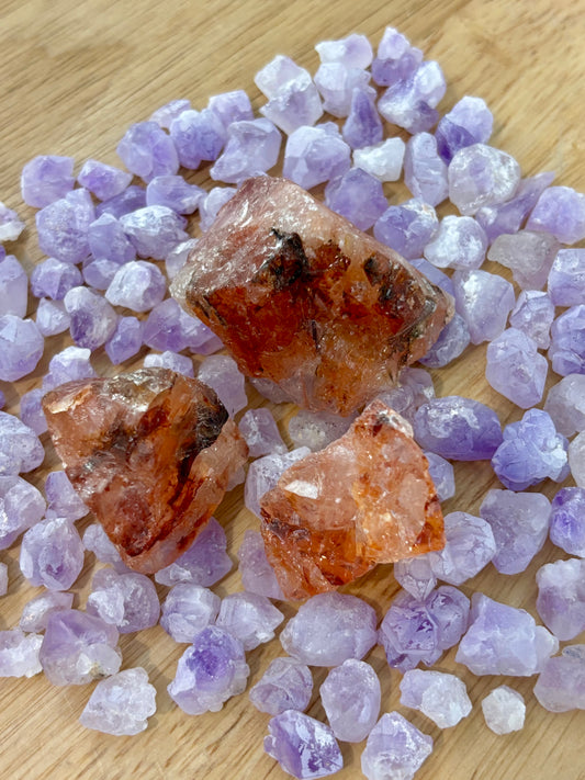 Raw Red Fire Quartz