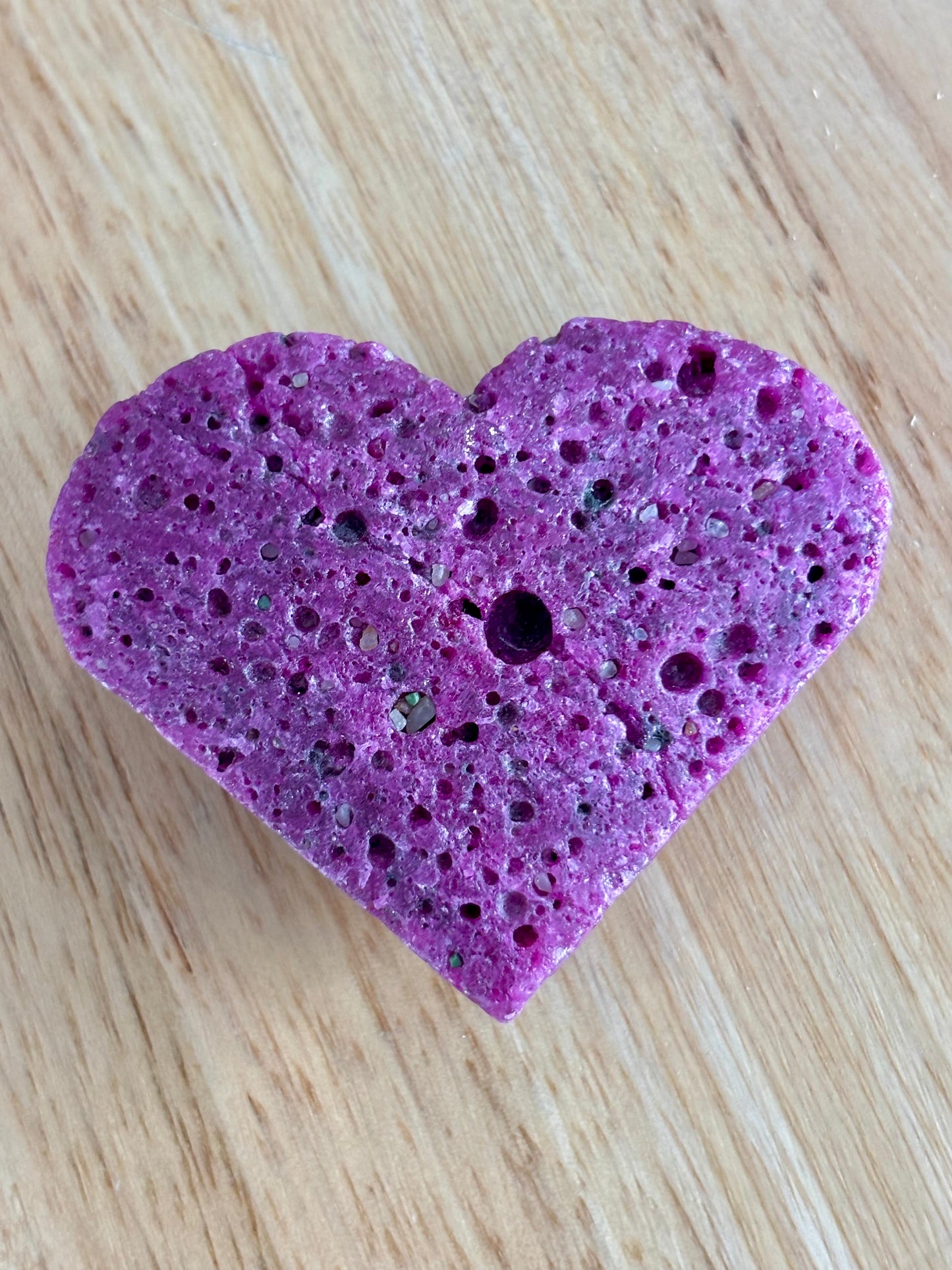 Ruby Stone Heart