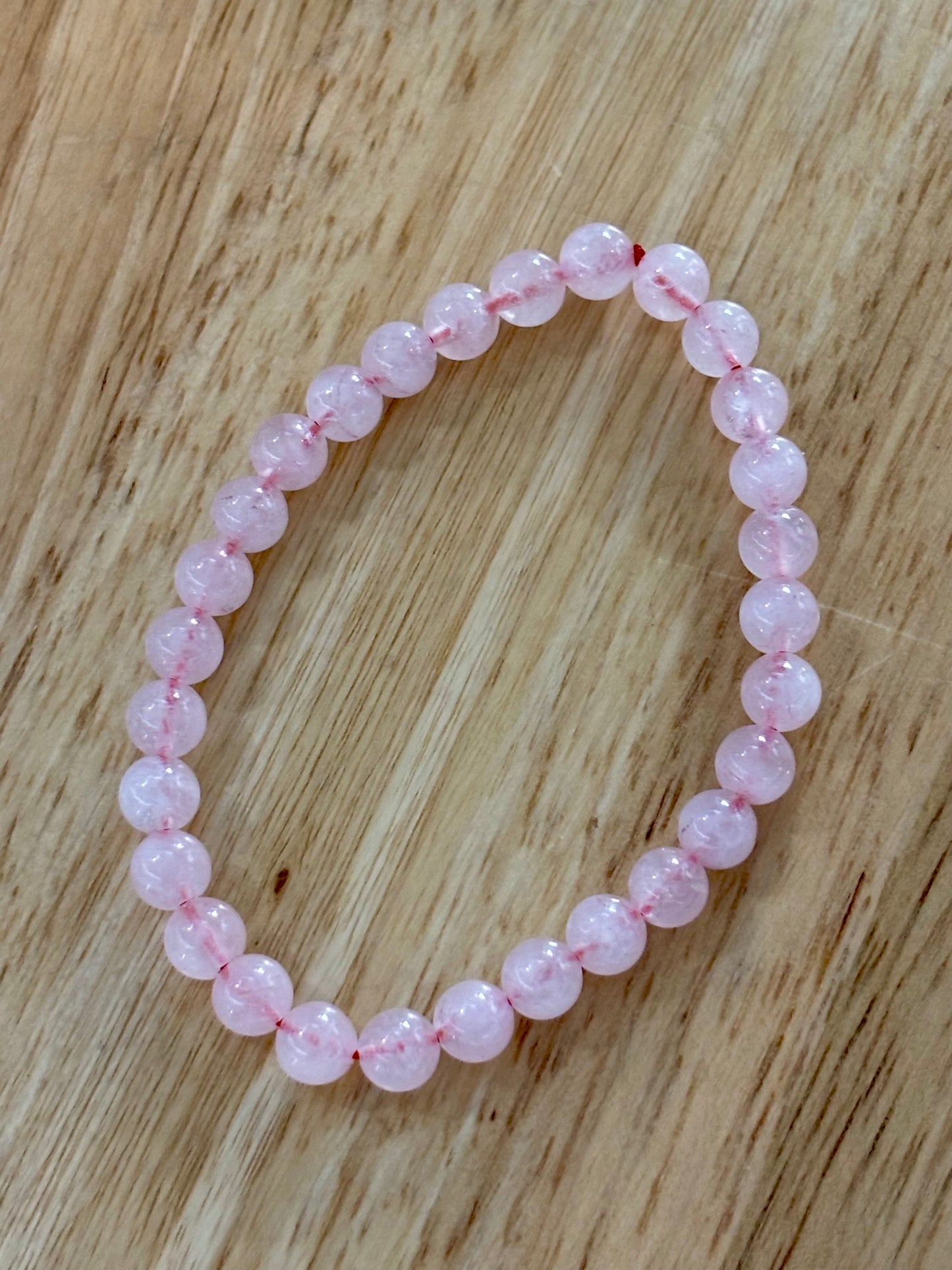 Rose Quartz 6mm Bracelet