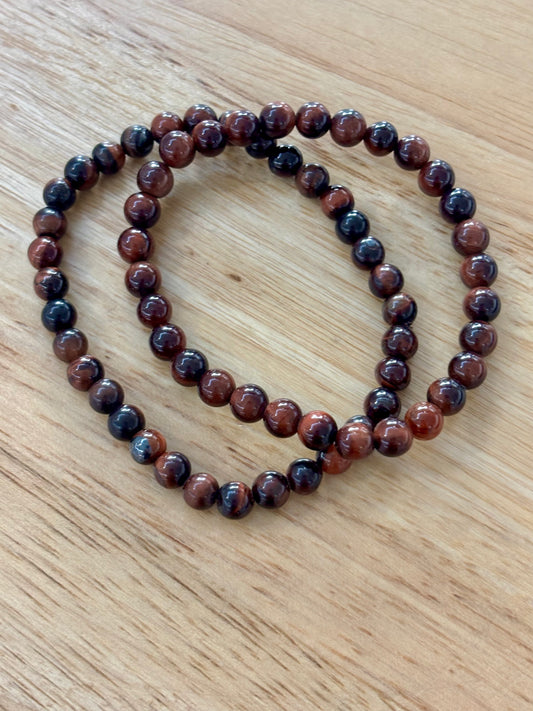 Red Tiger Eye 6mm Bracelet