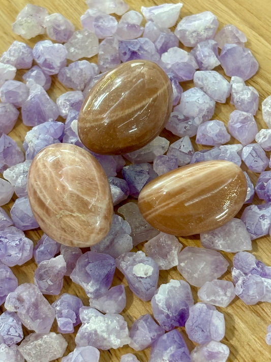 Peach Moonstone Tumble