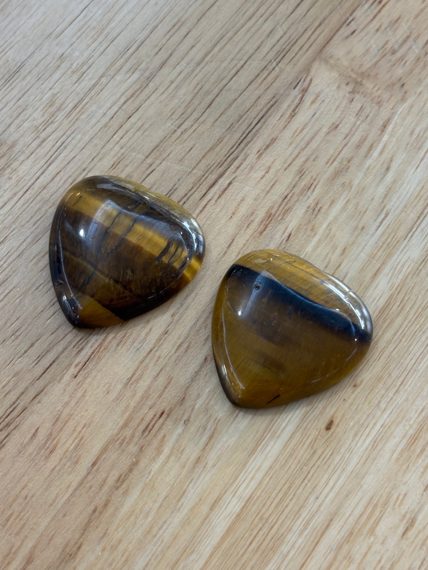 Tiger Eye Heart Cabochon