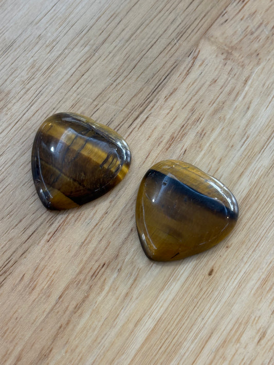 Tiger Eye Heart Cabochon