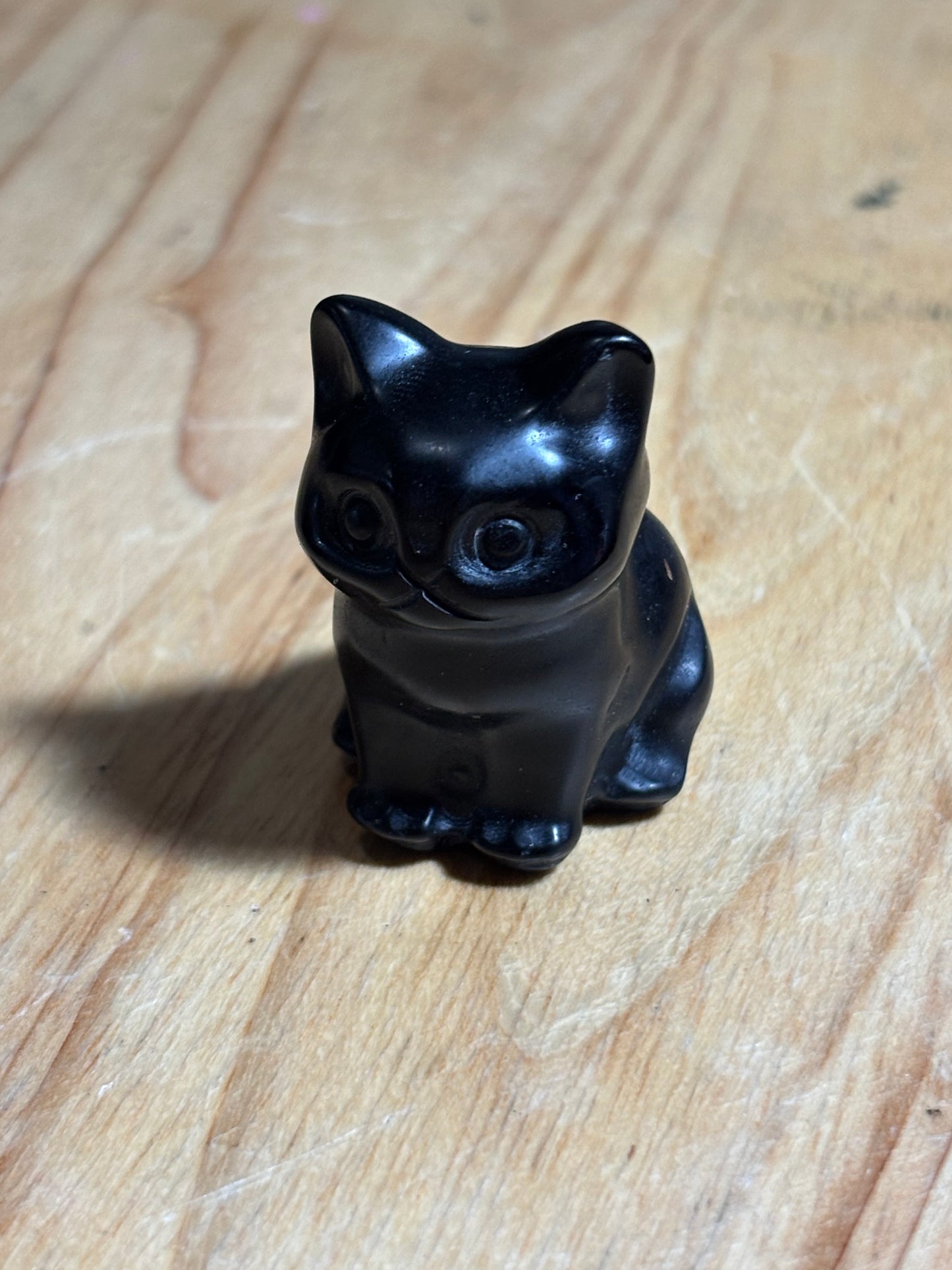 Black Obsidian Small Cat