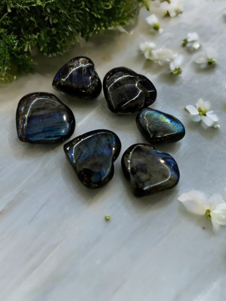Small Labradorite Heart