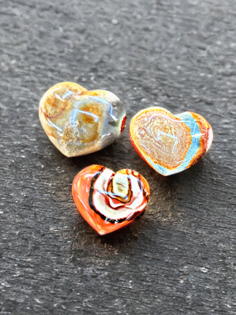 Polychrome Jasper Heart