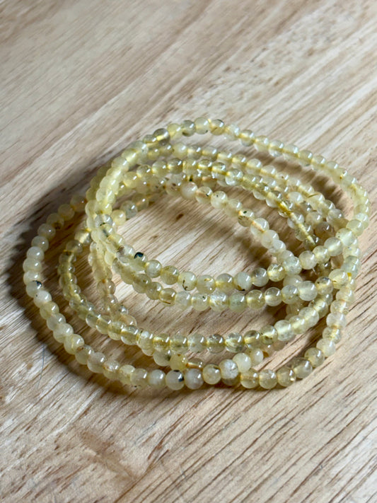4mm Golden Rutile Bracelet