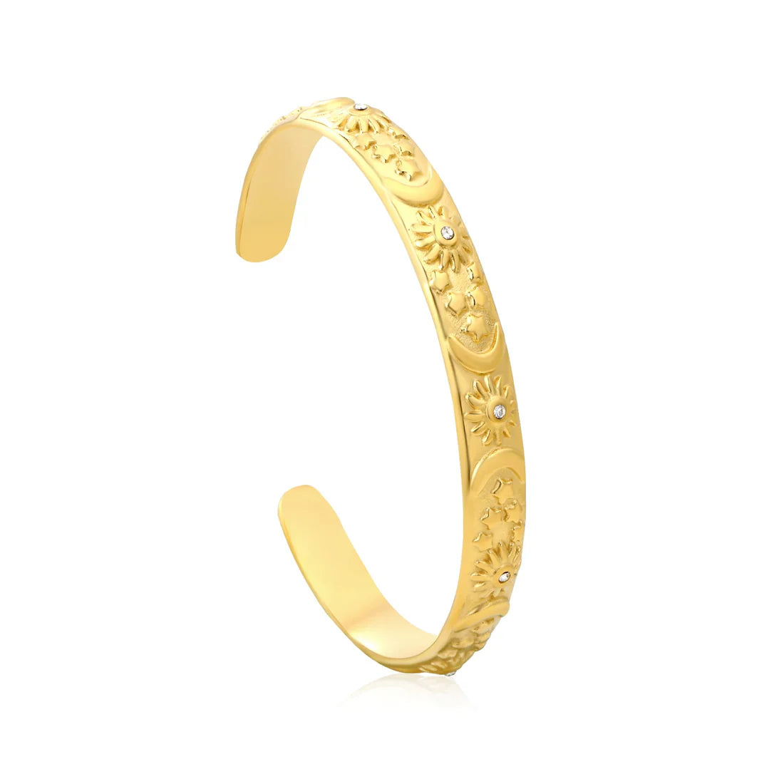 SS Sun Moon Stars Bangle