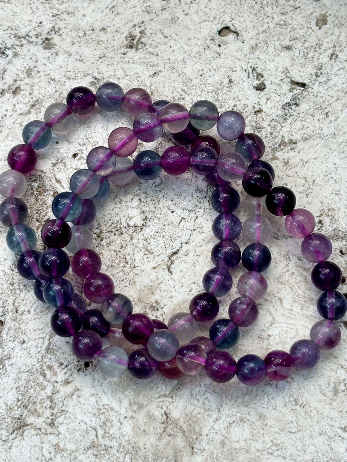 8mm Dark Fluorite Bracelet