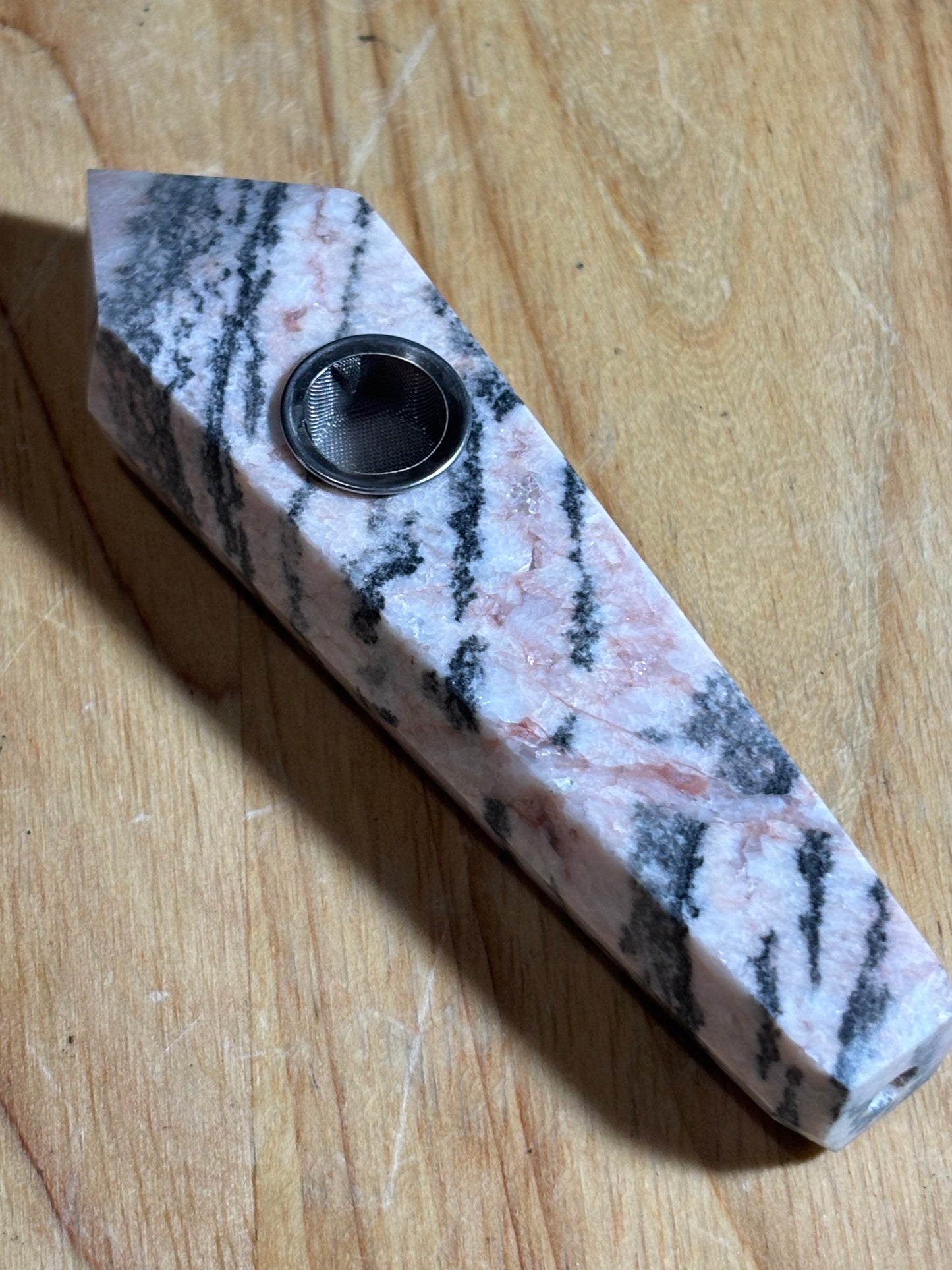 Natural Quartz Smoking Pipe
