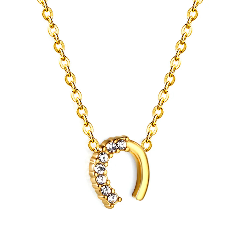 SS Lucky Horseshoe Necklace